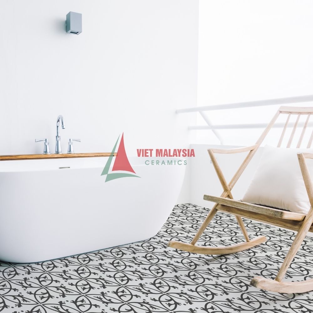 Gạch Bông VH 24 Trang trí Cổ Điển Ốp Tường Lát Nền 200x200mm