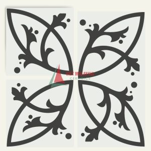 Gạch Bông VH 24 Trang trí Cổ Điển Ốp Tường Lát Nền 200x200mm