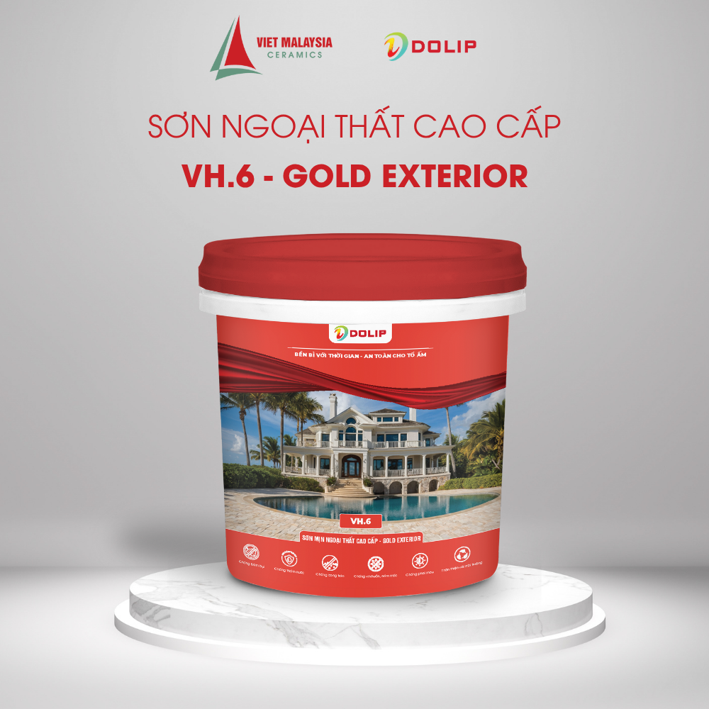 sơn ngoại thất Dolip - GOLD EXTERIOR