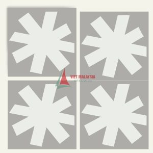 Gạch bông lát nền nội thất VH 100 kích thước 200x200mm / 300x300mm