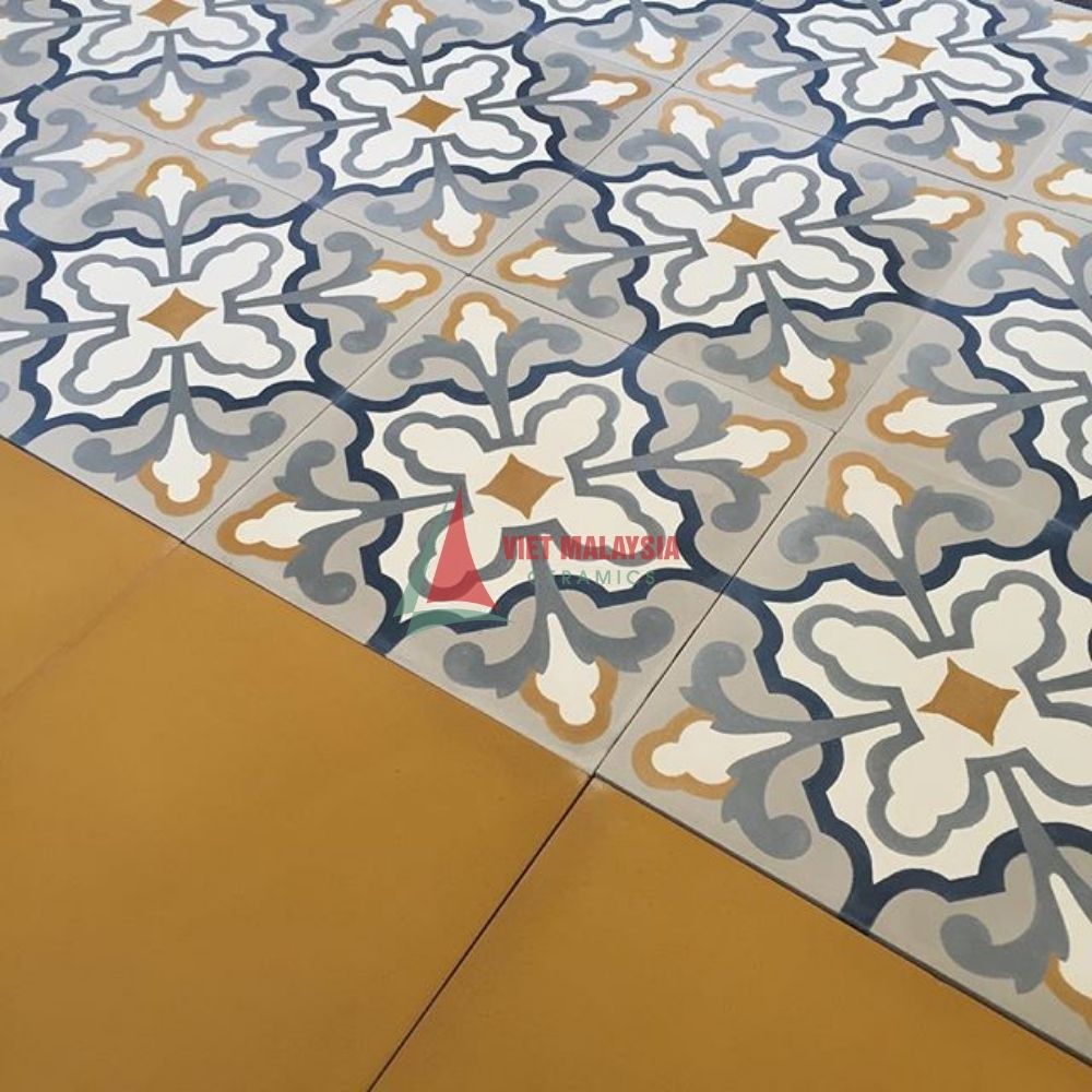 Gạch bông trang trí cổ điển vintage VH 103 kích thước 200x200mm / 300x300mm