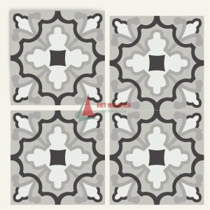 Gạch bông trang trí cổ điển vintage VH 103 kích thước 200x200mm / 300x300mm