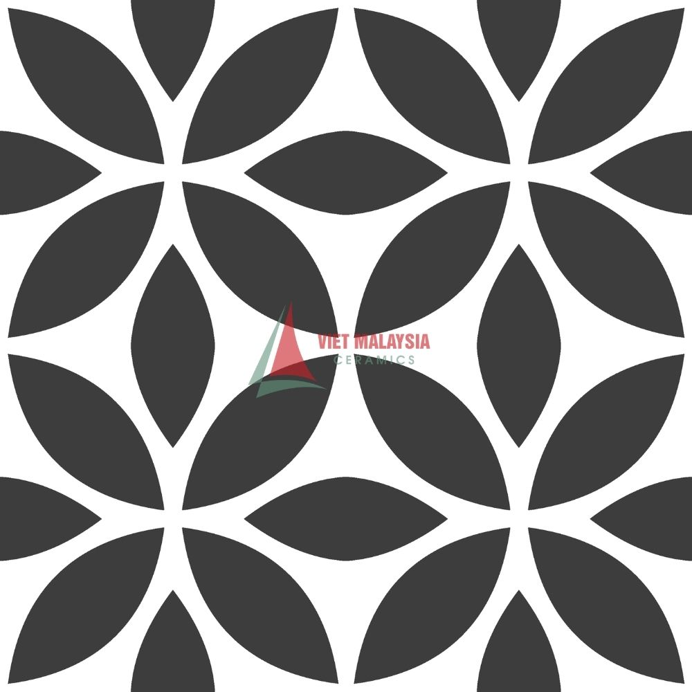 Gạch bông hoa văn trang trí VH 107 kích thước 200x200mm / 300x300mm