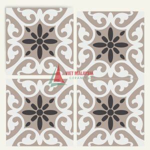 Gạch bông vintage trang trí nội thất VH 47 kích thước 200x200mm / 300x300mm