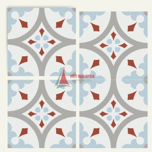 Gạch bông hoa văn trang trí VH 57 kích thước 200x200mm / 300x300mm