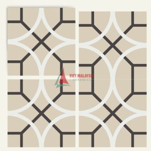 Gạch bông xi măng màu vintage VH 58 kích thước 200x200mm / 300x300mm