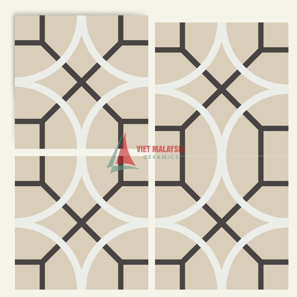 Gạch bông xi măng màu vintage VH 58 kích thước 200x200mm / 300x300mm