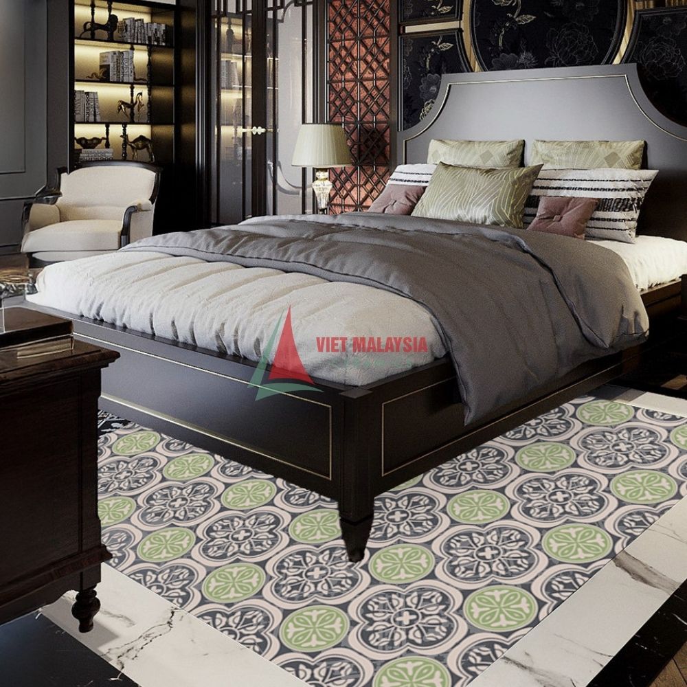 Gạch bông hoa văn cổ điển VH 63 kích thước 200x200mm / 300x300mm