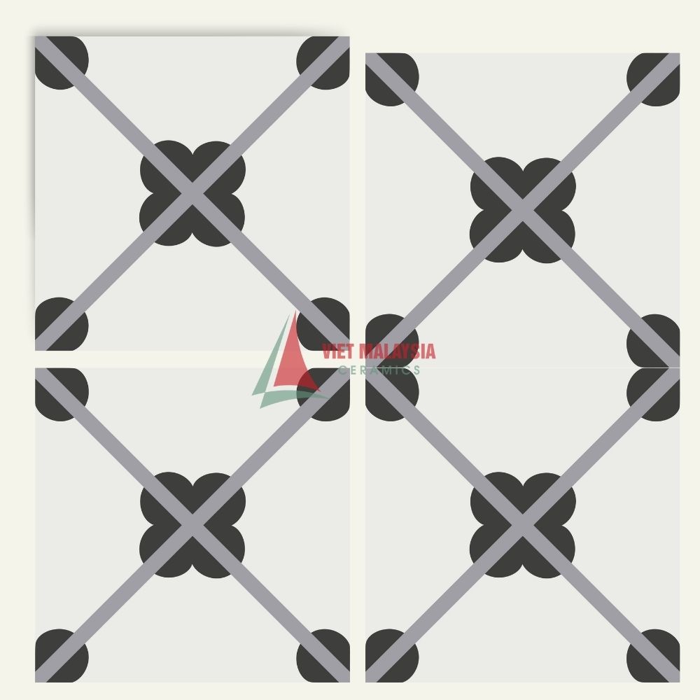 Gạch bông hoa văn trang trí VH 66 kích thước 200x200mm / 300x300mm