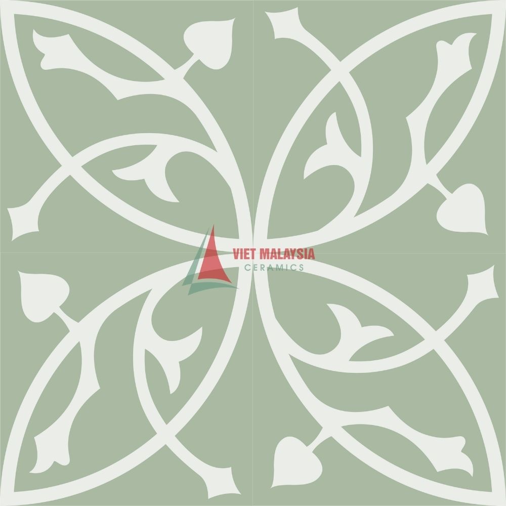 Gạch bông xi măng trang trí VH 91 kích thước 200x200mm / 300x300mm