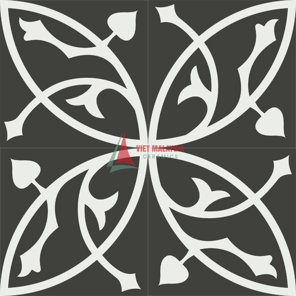 Gạch bông xi măng trang trí VH 91 kích thước 200x200mm / 300x300mm