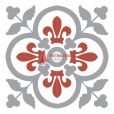 Gạch Bông Cổ Điển Trang Trí VH 15 Kích Thước 200x200mm