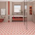 Gạch bông hoa văn cổ điển VH 39 trang trí ốp tường - lát nền kích thước 200x200mm